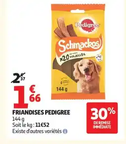 Auchan Supermarché PEDIGREE Friandises offre