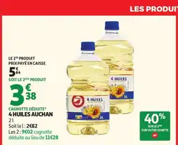 Auchan Supermarché AUCHAN 4 Huiles offre
