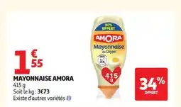 Auchan Supermarché AMORA Mayonnaise offre