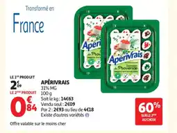 Auchan Supermarché APÉRIVRAIS offre