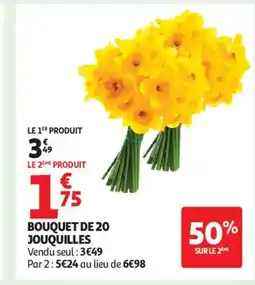 Auchan Supermarché Bouquet de 20 jouquilles offre