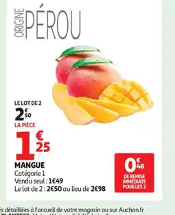 Auchan Supermarché Mangue offre