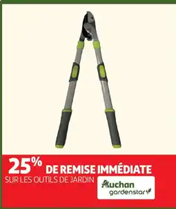 Auchan Supermarché AUCHAN GARDENSTAR Sur les outils de jardin offre