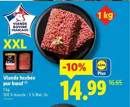 Lidl Viande hachée pur bœuf offre