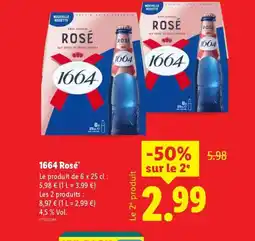 Lidl 1664 Rosé offre
