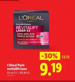 Lidl L'ORÉAL PARIS revitalift laser offre