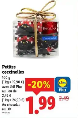 Lidl Petites coccinelles offre