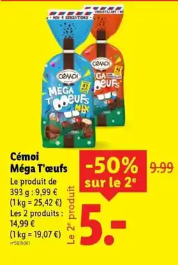 Lidl CÉMOI Mega T'œufs offre