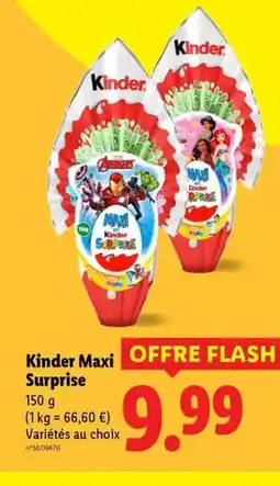 Lidl KINDER MAXI Surprise offre
