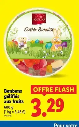 Lidl Bonbons gélifiés aux fruits offre