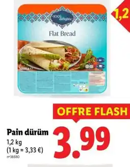 Lidl Pain dürüm offre