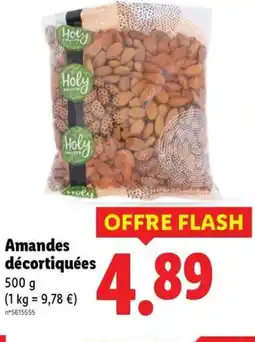 Lidl Amandes décortiquées offre