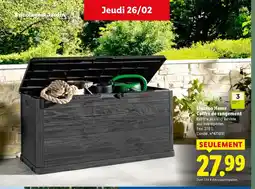 Lidl LIVARNO HOME coffre de rangement offre