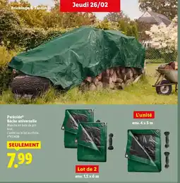 Lidl PARKSIDE Bâche universelle offre