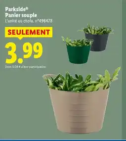 Lidl PARKSIDE Panier souple offre