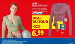 Lidl CRIVIT Haut technique femme offre