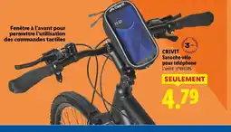 Lidl CRIVIT Sacoche vélo pour téléphone offre