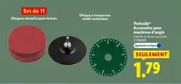 Lidl PARKSIDE Accessoire pour meuleuse d'angle offre
