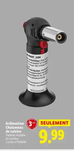 Lidl GRILLMEISTER halumeau de cuisine offre