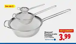 Lidl SILVERCREST Passoires en acier inoxydable offre