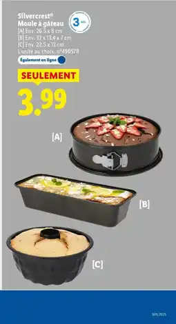Lidl SILVERCREST Moule à gâteau offre