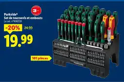 Lidl PARKSIDE Set de tournevis et embouts offre