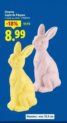 Lidl LIVARNO Lapin de Pâques offre