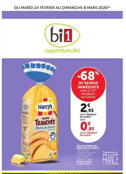 Bi1 HARRYS Brioche tranchee sans additif offre