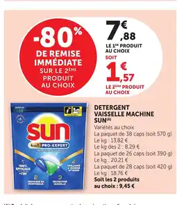 Bi1 SUN Detergent vaisselle machine offre