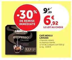 Bi1 LAVAZZA Cafe moulu offre
