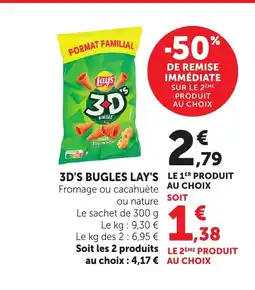Bi1 LAY'S 3d bugles offre