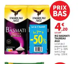Bi1 TAUREAU AILE Riz basmati offre