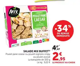 Bi1 MIX BUFFET Salade offre