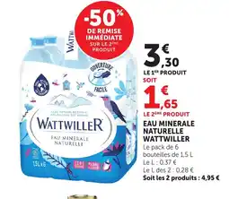 Bi1 WATTWILLER Eau minerale naturelle offre
