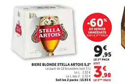 Bi1 STELLA ARTOIS 5,2° Biere blonde offre