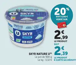 Bi1 U Skyr nature offre