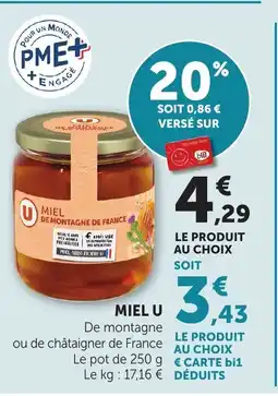 Bi1 U Miel offre