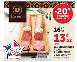 Bi1 Saucisson cuit à l'ail à l'ancienne u saveurs offre