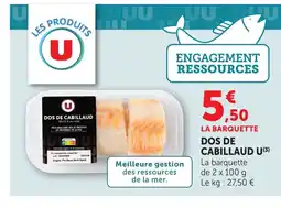 Bi1 U Dos de cabillaud offre