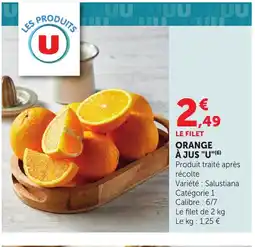 Bi1 U Orange à jus offre