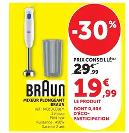 Bi1 BRAUN Mixeur plongeant offre