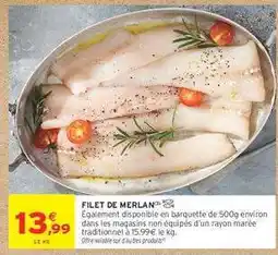 Intermarché Filet De Merlan offre
