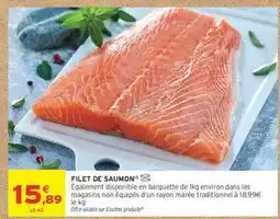 Intermarché FILET DE SAUMON offre