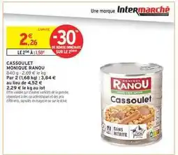 Intermarché Cassoulet MONIQUE RANOU offre