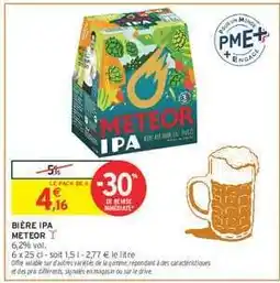 Intermarché BIÈRE IPA “MÉTÉOR” offre