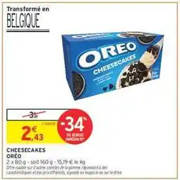 Intermarché CHEESECAKES ORÉO offre