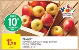 Intermarché POMME offre
