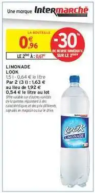 Intermarché LIMONADE LOOK offre