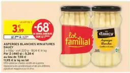 Intermarché ASPERGES BLANCHES MINIATURES DAUCY offre