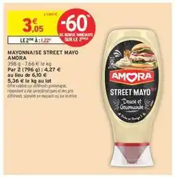Intermarché Mayonnaise Street Mayo Amora offre